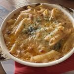 aqua - ぷりぷりえびのグラタン（ソースはミートを選択）　2025.2