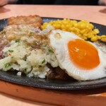 サイゼリヤ - カミさんはハンバーグ