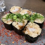 ほぼ玉宮 スシノキモチ - 生エビ海老味噌巻き