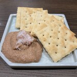 ほぼ玉宮 スシノキモチ - 蟹味噌明太クラッカー