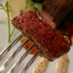 サバティーニ・ディ・フィレンツェ - 【H26.6.28】シェフ・バルディ特選　和牛サーロインのソテー　マスタード風味のソース。