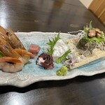 浜焼活貝 いさむ - 刺身五種盛り