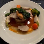 フランス料理 遊心 - お魚のポワレ（さわら）