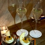 TOKYO Whisky Library - 1st キャビア/ジャガイモ/コンソメ × アランバレルリザーブ/ソーダ