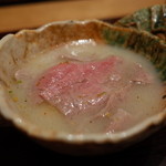 虎白 - 煮物 和牛 玉葱 蕗 スナップエンドウ