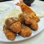 はね海老 - チキンカツ＆エビフライ