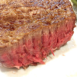 かわむら - 2014.6 再訪、切っても肉汁出ないの