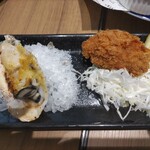 仙台ステーションオイスターバー エスパル仙台店 - バター焼き 牡蠣フライ
