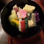 茶寮 天乃庵 - 二の重　煮物中心