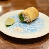 虎峰 - 紅金眼鯛 菜花
                  金目鯛と菜の花の春巻