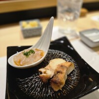 蔵六雄山 - 先付け 今年初!のれそれとタコの柔らか煮