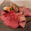 高級個室焼肉LAMP - 上から⚪特選上タン ⚪中落ちカルビ ⚪シンタマ