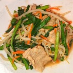 はこだて屋台ラーメン松島店 - 肉ニラ定食