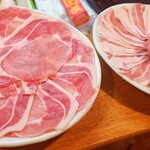 居食屋 侍々 - 石見ポークの出汁しゃぶ（3人前）①