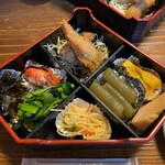 家庭料理 和來 - 今日のお重はこんな感じ♫