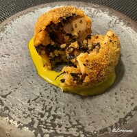 DADA - 宮古産 水蛸と生海苔とクスクスのクロケット サフランのクリーム