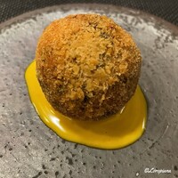 DADA - 宮古産 水蛸と生海苔とクスクスのクロケット サフランのクリーム