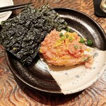 立呑み 浅草 洒落者 - とろたく韓国海苔