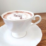 cafe nei - ショコララテ 650円✨こちらも2月末までの限定メニュー♪クーベルチョコ使用でやさしい甘さ。ココアよりミルキーで濃厚です。
