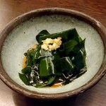 和食処 大ばん - サービスでいただいた茹で立てワカメ