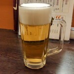 和食処 大ばん - 一杯目の生ビール