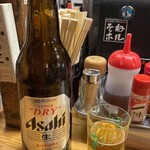 長浜やっさん - 瓶ビール（大）860円