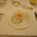 レストラン・パッション - 赤カブのスープ(正式名称は不明)。