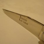 レストラン・パッション - 肉料理のナイフ。