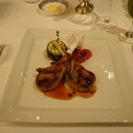 レストラン・パッション - 骨付仔羊肉の暖炉焼き　フレッシュタイム風味。