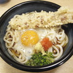 うどん棒 - 温玉竹天ぶっかけうどん（温）