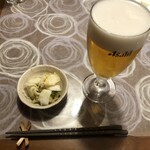 食宴和 - いつもの美味しい生ビールと手作りのお漬物