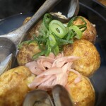 蛸焼とおでん シュウ - だし蛸、生姜甘酢、ねぎのっけ