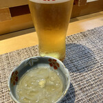 分家 歩寿司 純 - この日のお通しは、のれそれ