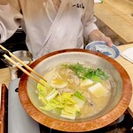 焼鳥 一石三鳥 - 20250220一石三鳥特製　水炊き鍋