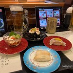 廻る富山湾 すし玉 - 白子ぽん酢、白子軍艦、のどぐろ炙り、つぶ貝