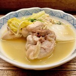 焼鳥 一石三鳥 - 20250220一石三鳥特製　水炊き鍋取り分け②