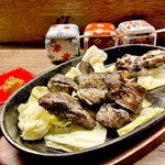 焼鳥 一石三鳥 - 20250220逸品　信玄鶏の炭焼・柚子胡椒②