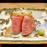 焼鳥 一石三鳥 - 20250220造里　鴨わさび