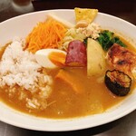 森のらくだ - 今日のカレーはさつまいもが印象的でした。