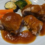 キッチン ブルー グローブ - 柔らかポシェをカット