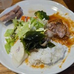 キッチン ブルー グローブ - 最後のワンプレート