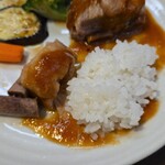 キッチン ブルー グローブ - 再びご飯を