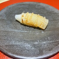 弐ノ蔵 - やりいか　※これもお店のスペシャリテかな？ハンダゴテで寿司ネタを焼いてるの初めて見ました！笑。やりいかのパリッと食感とハンダゴテで焼いた香ばしさが合わさっていい感じです！