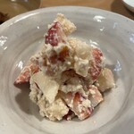 一品料理 高倉 - 干し柿　いちご　洋梨の白あえ　ちょっとお酒っぽい