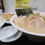 餃子の王将 - 餃子の王将ラーメンセット＋餃子３ヶ