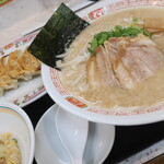 餃子の王将 - 餃子の王将ラーメンセット＋餃子３ヶ