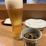 一品料理 高倉 - 生ビールとお通し