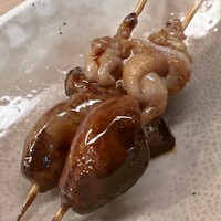 割烹 白鷹 - ウナギの肝焼きです。鮮度の良さが分かります