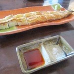 炭焼うなぎ あおいや - 醤油、塩、ワサビで