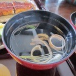 炭焼うなぎ あおいや - お吸い物